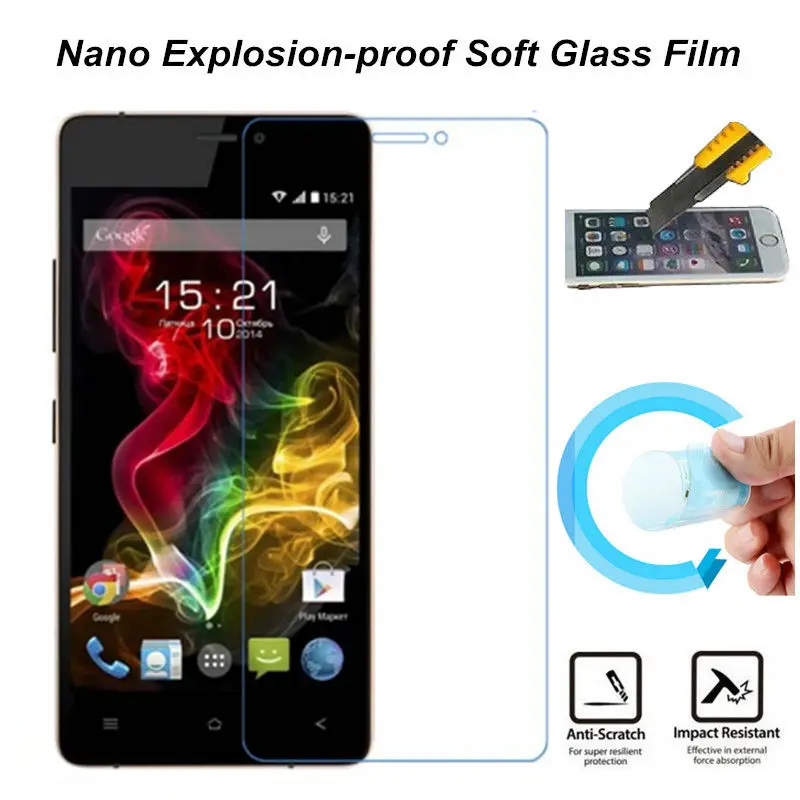 

Nano Explosion-proof Soft Glass Protective Film Screen Protector for Fly iQ4516 Tornado Slim Octa Quad Film