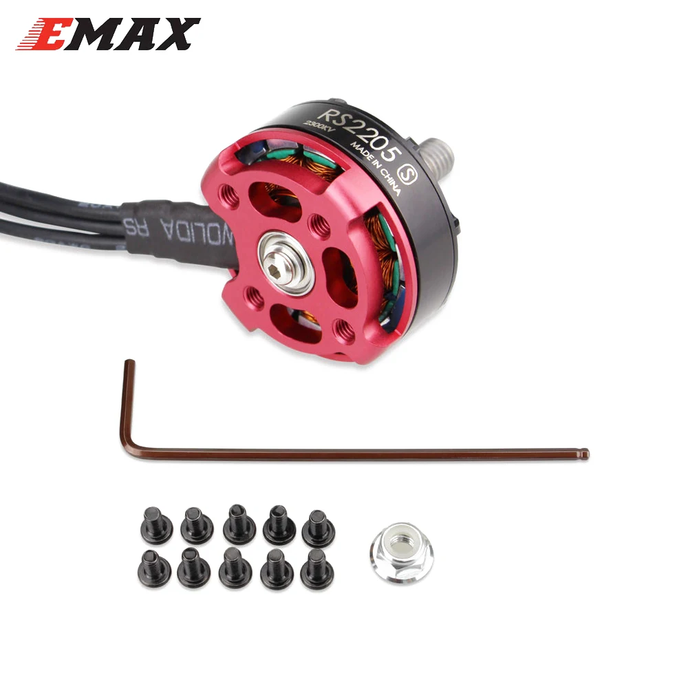 4 компл./лот EMAX RS2205S 2300KV/2600KV для гонок бесщеточный мотор 3-4S для DIY мини-Дрон QAVR250 Квадрокоптер