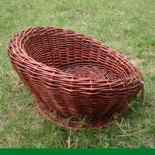 Ротанг и ива собачья будка ивовая собака приют ротанга гнездо для домашних животных ива домик для домашних животных ива товар для собак экологичный ПЭТ-дом