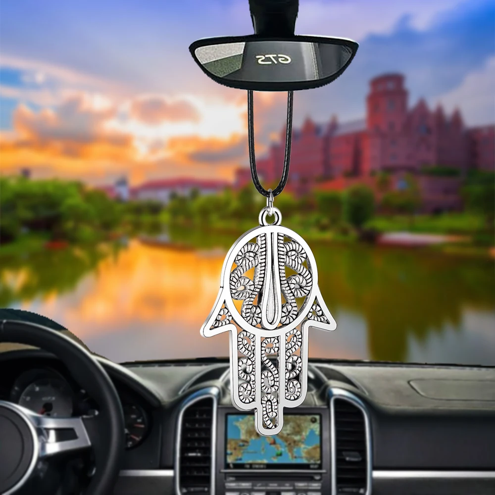 

BEMOST Auto Creative Car Pendant Ornament Palm Hand Hanging Finger Shape Dangle Interior Automobiles Decor Accessories Styling