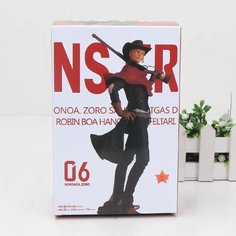 18-22 см аниме one piece Figures World Journey Vol.1 обезьяна д Луффи ковбой нами Roronoa Зоро экшн ПВХ фигурка модели игрушки подарки - Цвет: Zoro box
