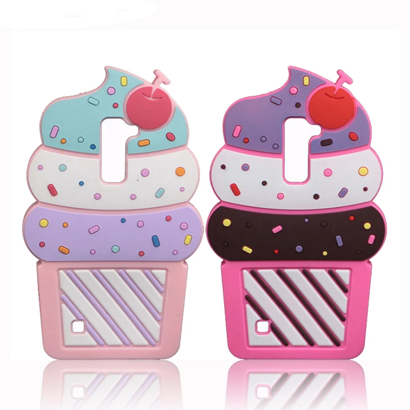 

3D Ice Cream Soft Cover For LG Leon Spirit Magna G4mini G3stylus G4 Stylus K5 K4 K8 K10 2017 G5 G6 V10 V20 Coffee Cup Phone Case