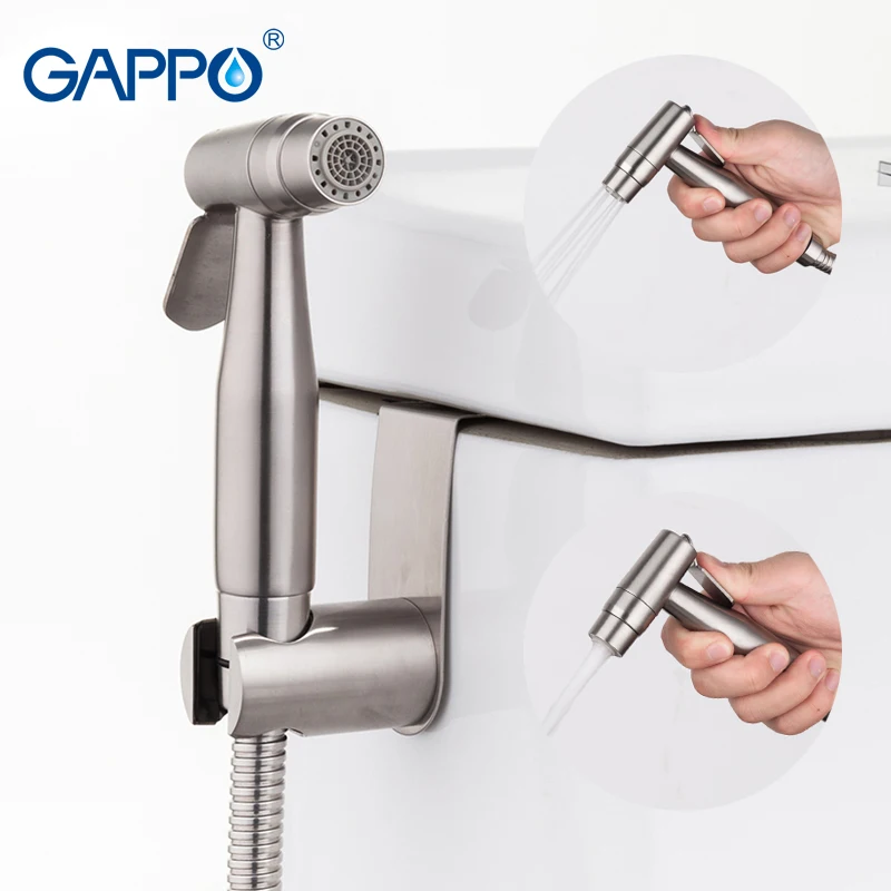 

GAPPO Bidets stainless steel hand bidets faucet for bathroom sprayer shower handheld two function toilet bidet sprayer set kit