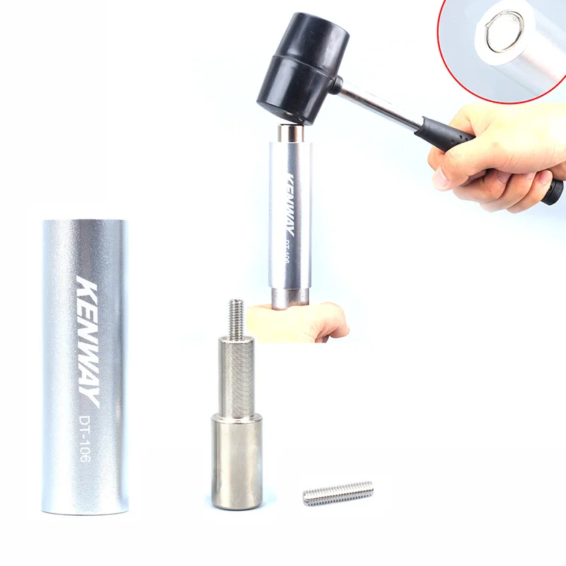 Best KENWAY 1 Set MTB Bicycle Bike Headset Hanging Core Installation Tool Bike Fork Crown Race Install Tool Bicycle Repair Tool Kit