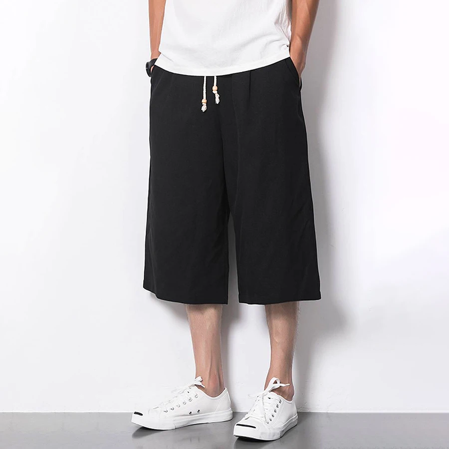 

Casual Men Shorts Linen Summer Big Size Loose Gasp Short Masculino Bermuda Gasp Mens Shorts Jogger Hombre Hip Hop Boardshort