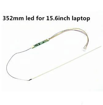 2 pieces of led backlight lcd laptop dimmable lamps adjustable light update kit strips + board 9 - 25 v input for 15.6 inch 352 |