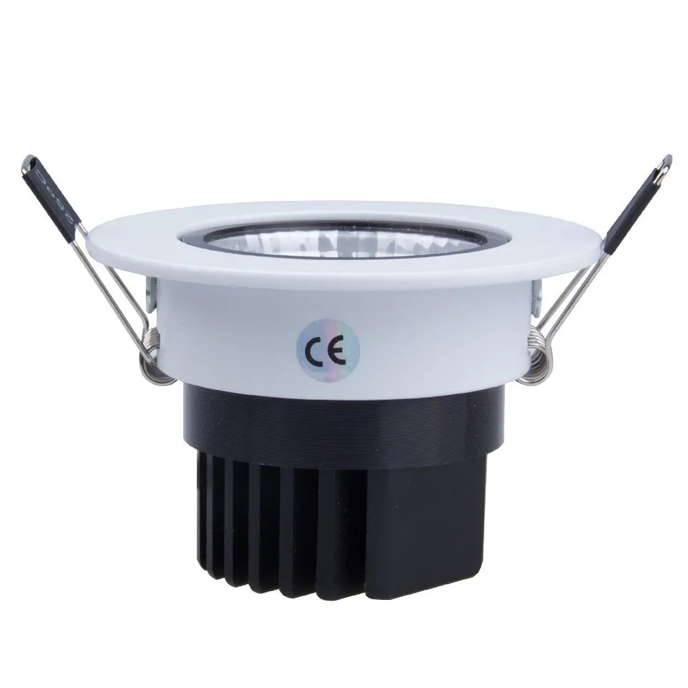 Dimmable Recessed LED Downlight COB 6W 9W 12W 15W Dimming LED Spot Light LED Ceiling Lamp AC 110V 220V Free shipping