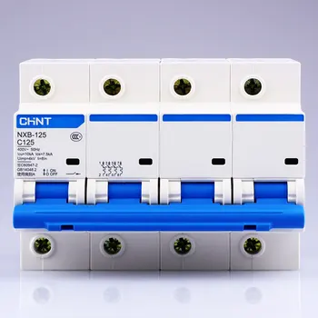 

CHNT CHINT NXB-125 4P 63A 80A 100A 125A 230V Miniature Circuit breaker MCB NEW DZ47