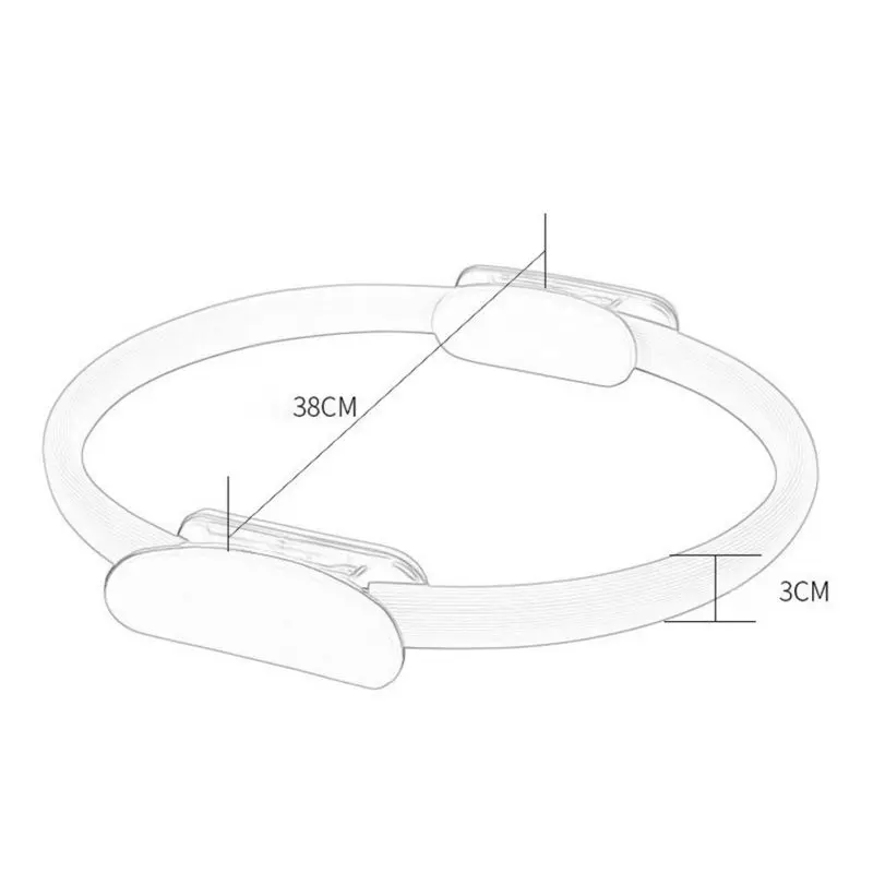 Профессиональный фитнес, Пилатес аксессуар Круг Йога Пилатес волшебное кольцо для фитнеса