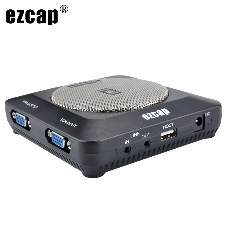 Ezcap289 1080P HDMI лекционный рекордер VGA видеозахвата Встроенный микрофон для записи лекционных занятий Конференции на USB диск