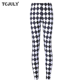 

TCJULY Fashion Digital Print Push Up Leggings Skinny Stretchy Plus Size Workout Pants Breathable Quick Dry Fitness Leggins Women