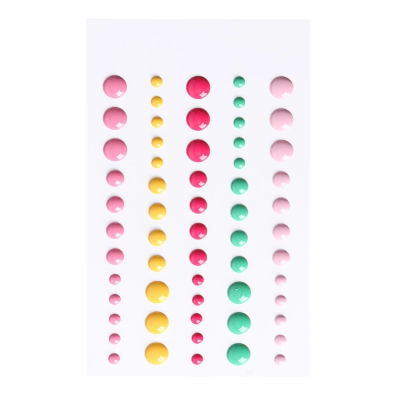1Pc Enamel Dots Resin Self-adhesive Sticker for Scrapbooking DIY Crafts Sticky jun23