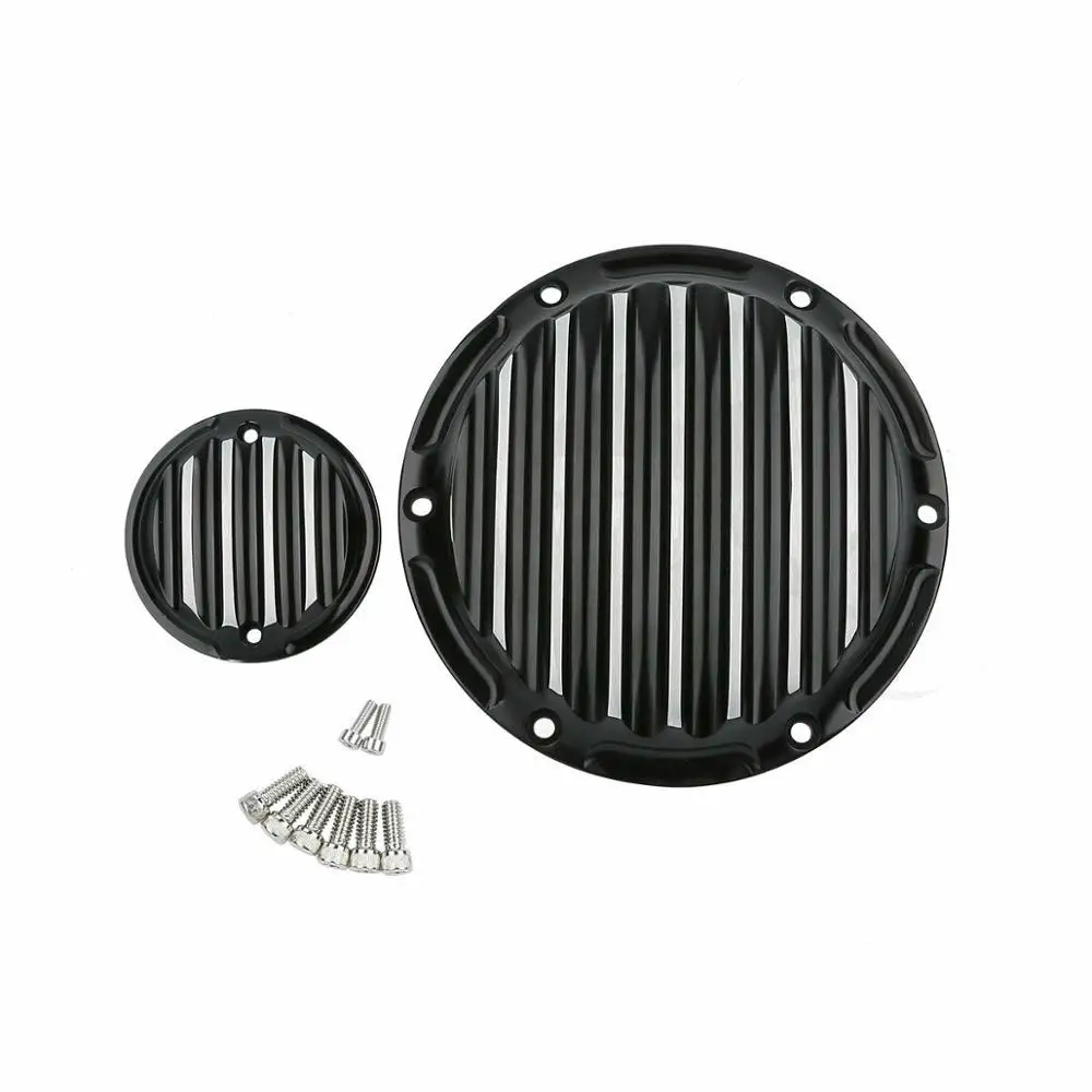 

Black CNC Derby Timing Timer Covers For Harley 2004-17 Sportster Iron 883 1200 XL 48 72 Forty Eight