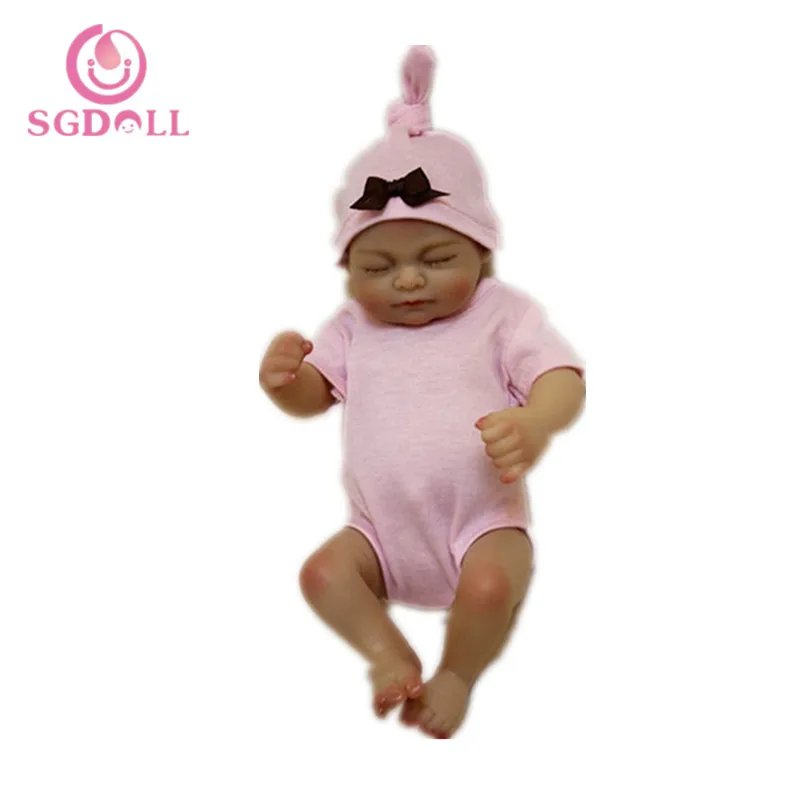 26cm/10&quot Full Silicone Vinyl Body Doll Life Like Reborn Baby Girl Newbron Gift 7030218 | Игрушки и хобби