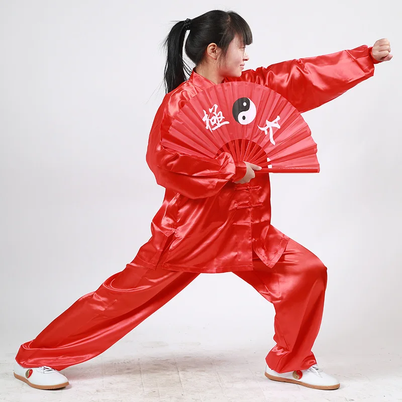 Chinese Kung Fu uniforms Long sleeve Tai Chi clothing South Korea Martial Arts Costume wushu Performance Suit Outdoor Apparel