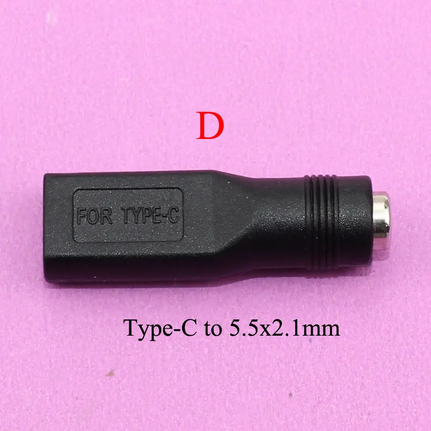 Штекерный разъем YuXi 5 5x2 1 мм с гнездом Type C на Micro USB 4 8*1 7 * для подсветки ноутбука ПК