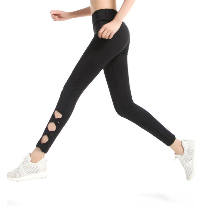 

Rylanguage Lady Black Fitness Legging Spliced Autumn Winter Trousers Activewear Legging for Women 1212 American Original Order