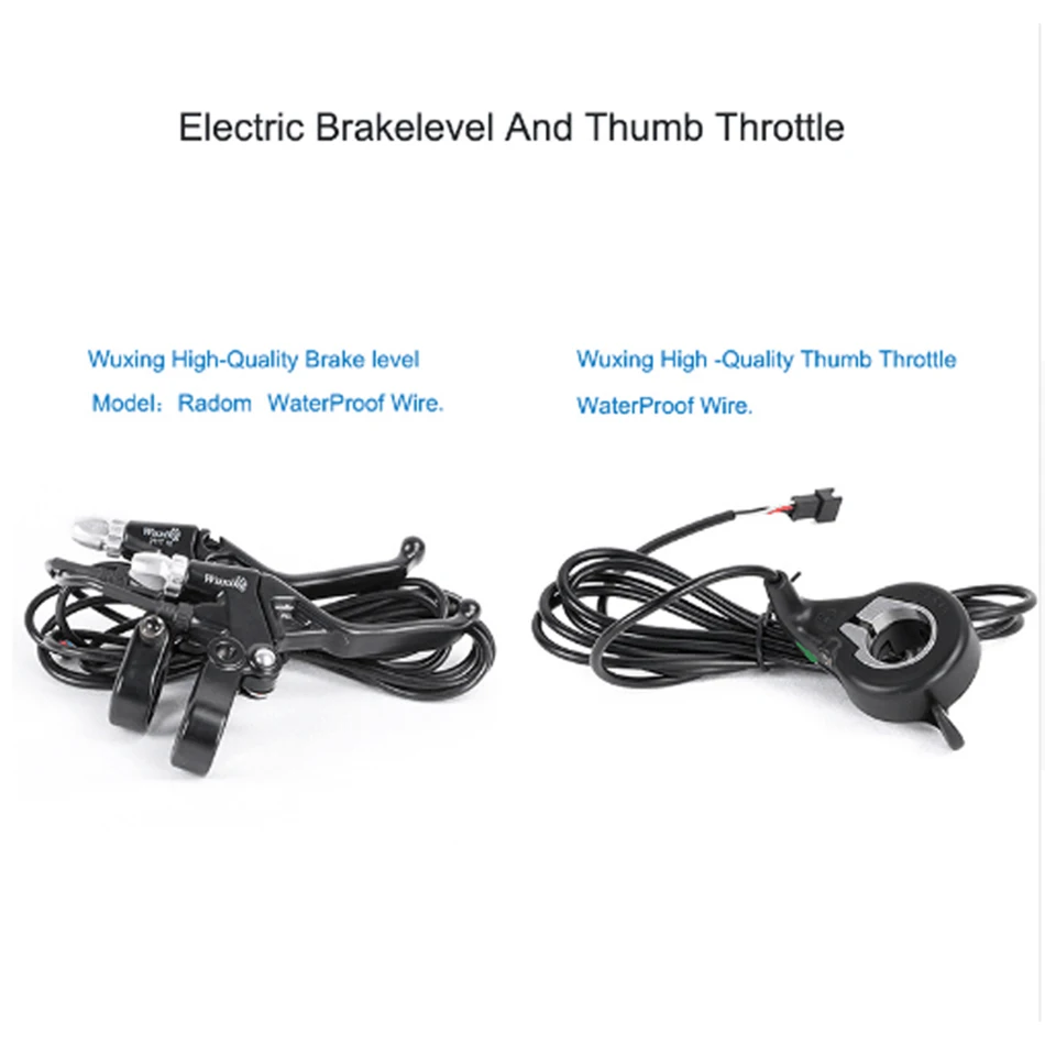 Excellent KUNRAY 48V 500W Electric Brushless Gear hub Motor 20" 26" Front motor wheel ebike Conversion Kit bldc Controller KT LCD5 Display 3