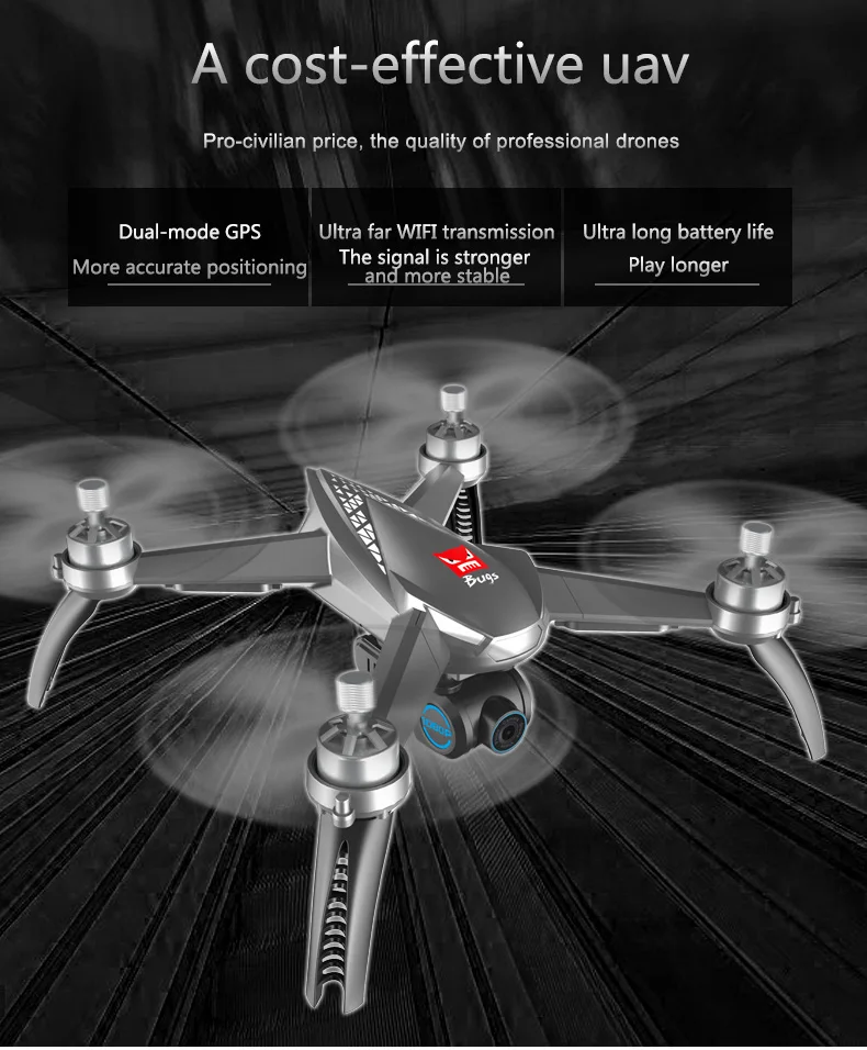 2.MJX Bugs 5 W B5W RC Drone RTF 5G WiFi FPV 1080P Camera With GPS Follow Me Mode RC Quadcopter vs MJX Bugs 2 B2W Helicopters D30
