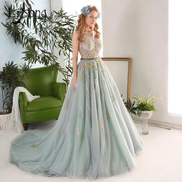 Sage Evening Dresses