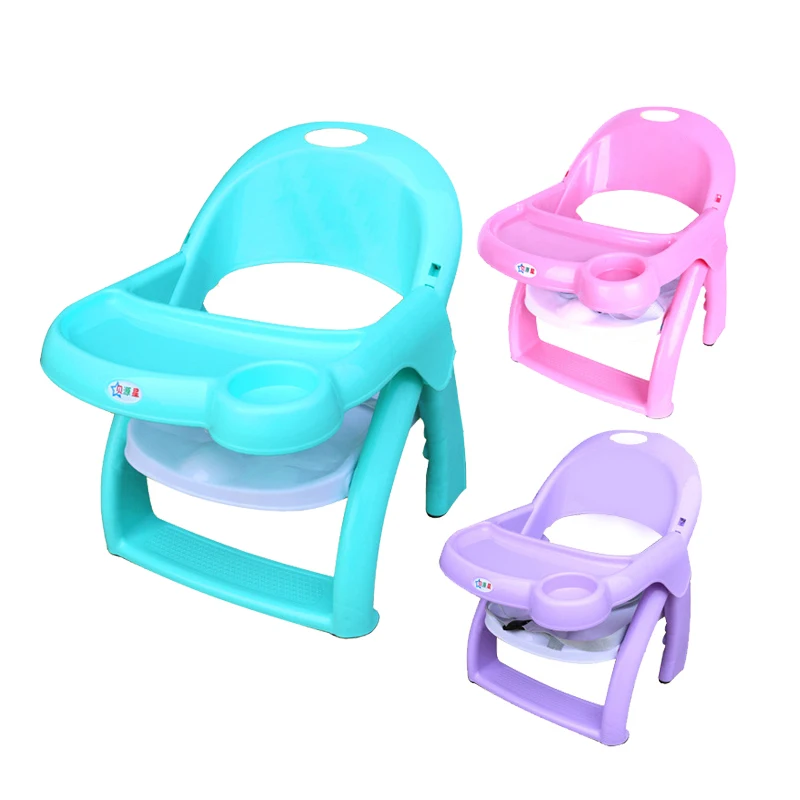 

2018 Changbvss 0-3 Year Old Baby Adjustable Foldable Portable Kids Booster Seats Highchairs Chairs Dinner Plate Feeding Chair