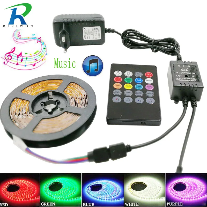 Светодиодная лента SMD5050 30led s/m LED s светильник водонепроницаемая светодиодная RGB с