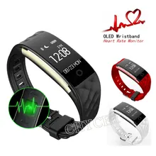 S2 Смарт Группа Браслет сердечного ритма Мониторы IP67 Водонепроницаемый smartband Дистанционное управление браслет для Android IOS Телефон