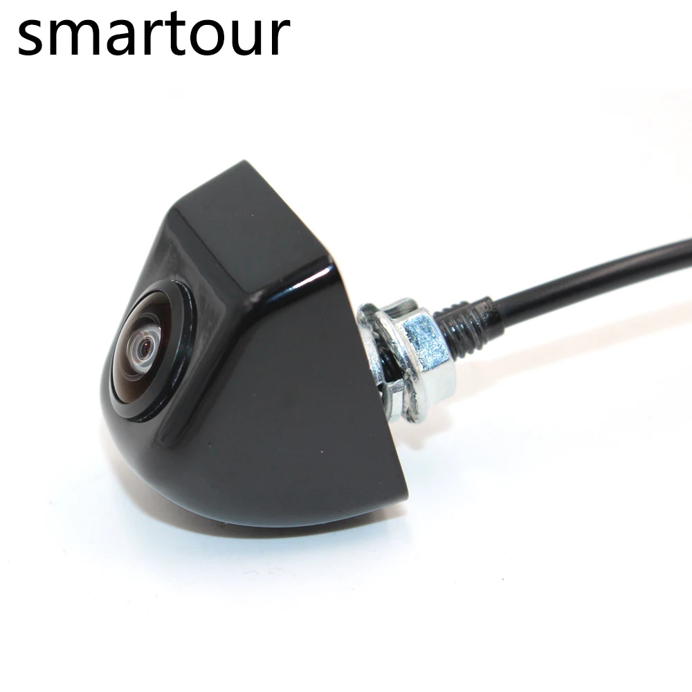 

Smartour Car Reverse Backup Rear View Camera 180 Degree CCD Fisheye Lens Front View Side CCTV Vehicle Parking Camera