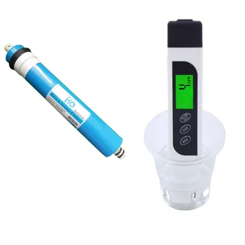 

TDS EC Water Filter Purity Pen Tester + ULP1812-75 Residential Water Filter 75 gpd RO Membrane NSF For Reverse Osmosis System
