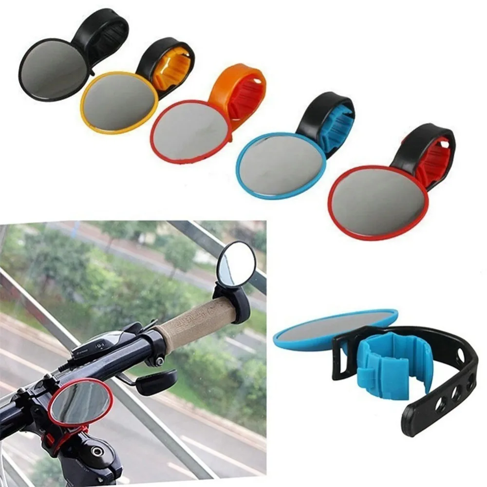 1pc ABS Bicycle Mirror Universal 360 Degree Rotatable MTB Bicycle
