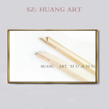 

Simple modern wood frame inner frame combination oil painting of home decoration painting calligraphy painting