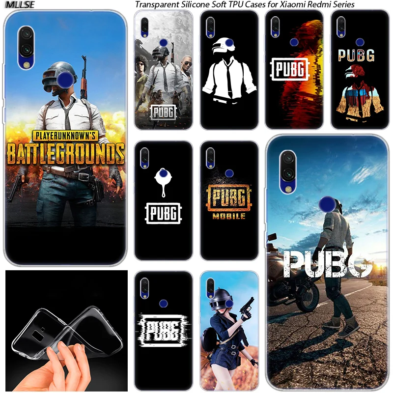 Популярный Мягкий силиконовый чехол PUBG game для Xiaomi Redmi K20 7 7A 5 5Plus 6 6A S2 Note 8 Pro Модный
