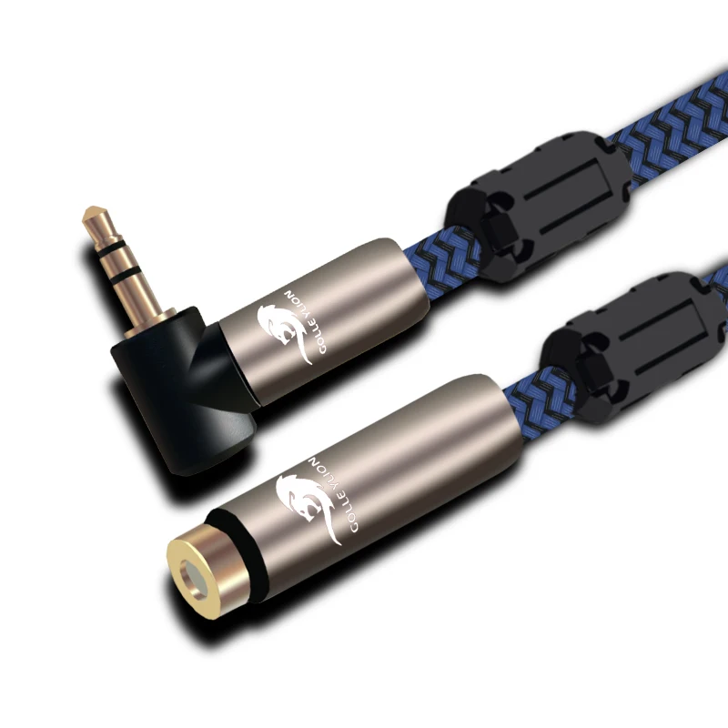 HIFI Mini Jack 3 5mm Extension Audio Cable Male to Female for Phone Headphone Stereo Car Speaker 3 5mm to 3 5mm OFC 75cm 1m 2m