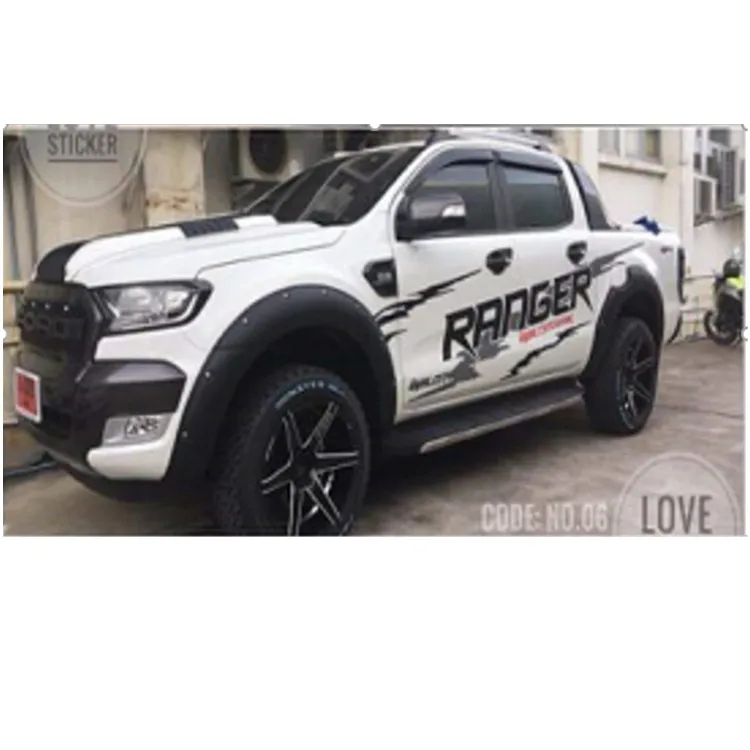 Новые стили 2012 2017 Американский пикап аксессуары много цветов ABS Ranger логотип