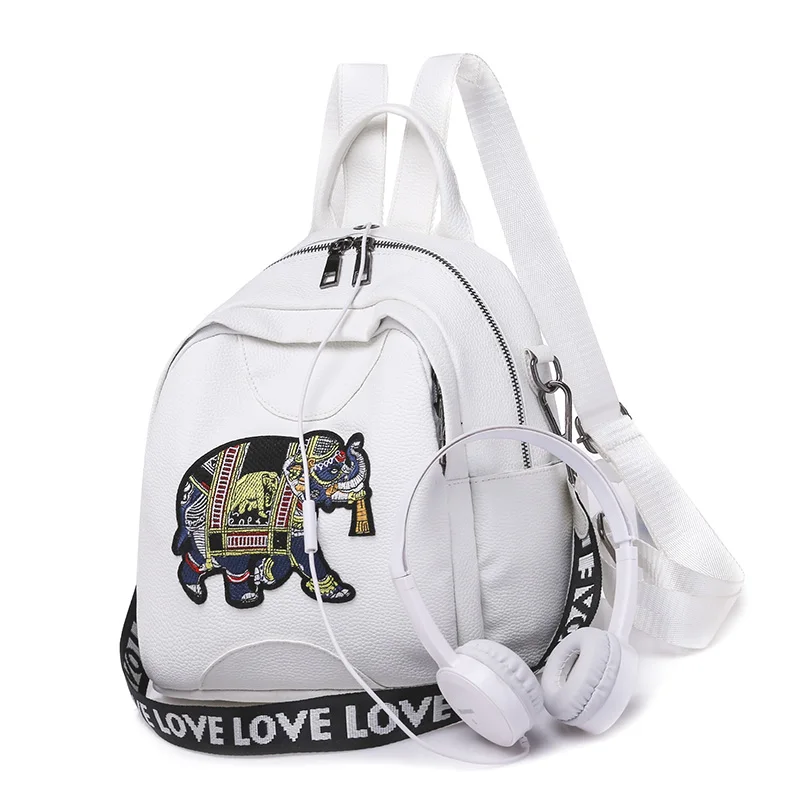 

Mini Backpack Women For Girls Fashion embroidery Small Backpack Female Shoulder Bags Fashion Women Casual