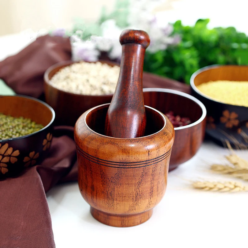 

Creative 300ML Wooden Garlic Press New Ginger Garlic Crusher Food Grinder Cooking Tools Kitchen Accessories