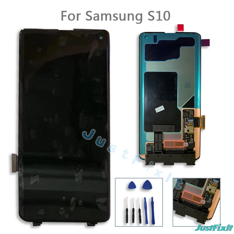 Для samsung Galaxy S10 SM-G9730 G973F ЖК-дисплей сенсорный экран дигитайзер Super Amoeld S10 Plus G9750 ЖК-дисплей