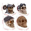 Resin Easter Island Head Bone Skull Statue Terrarium Reptile Hide Cave Aquarium Fish Tank Landscape Decor Ornament Accessories ► Photo 2/6