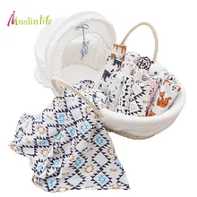 Распродажа! Дышащие мягкие муслиновые хлопковые детские одеяла для новорожденных однослойное одеяло для новорожденных 120*120 см