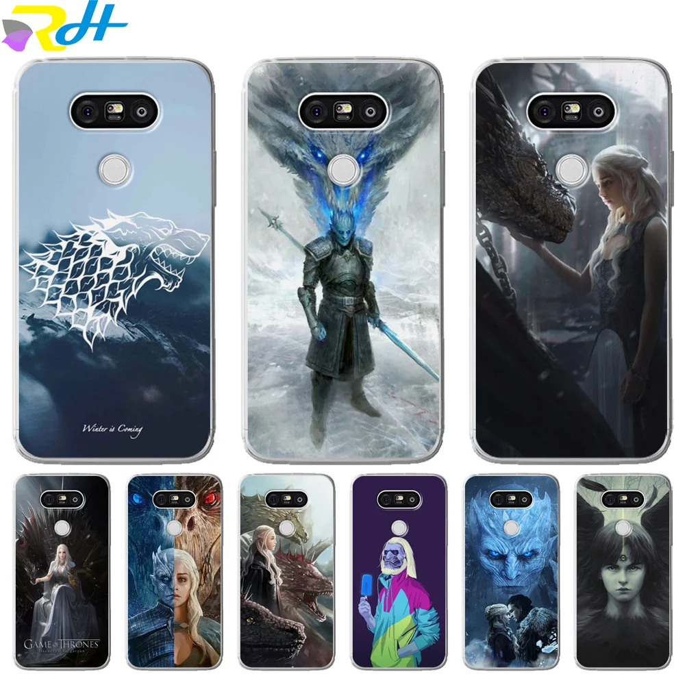 

For LG G4 G5 G6 Cover Soft Game Thrones Season 8 For LG Q6 Q8 case For LG K4 K7 K8 K10 2017 X Power 2 Phone Coque Etui