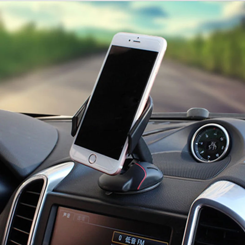 ET Car Windshield Phone Holder Dashboard Mount Foldable Cell Phone
