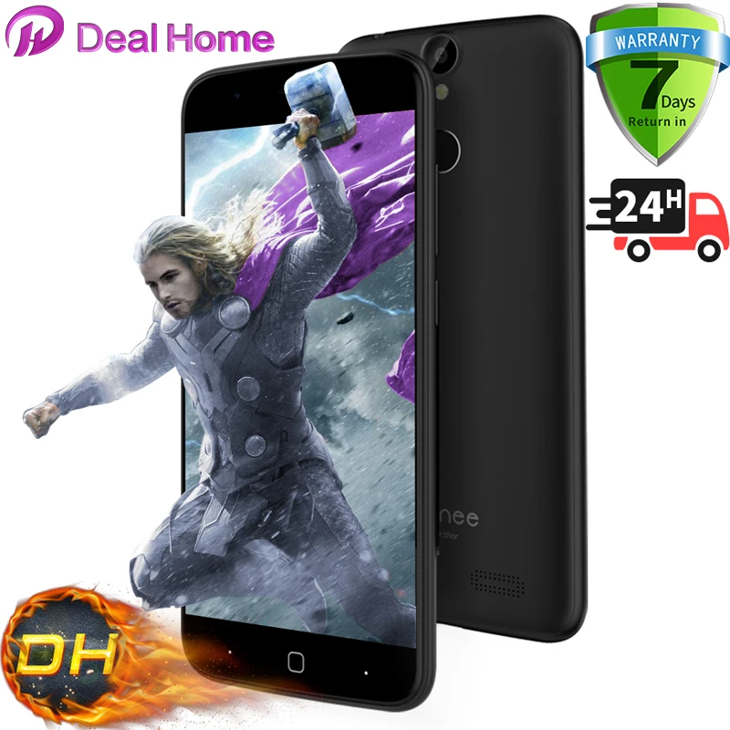 Original Vernee Thor Mobile phone 4G LTE Android 6.0 MTK6753 Octa Core 5.0" Fingerprint ID 3G RAM+16G ROM 7.9mm Smartphone