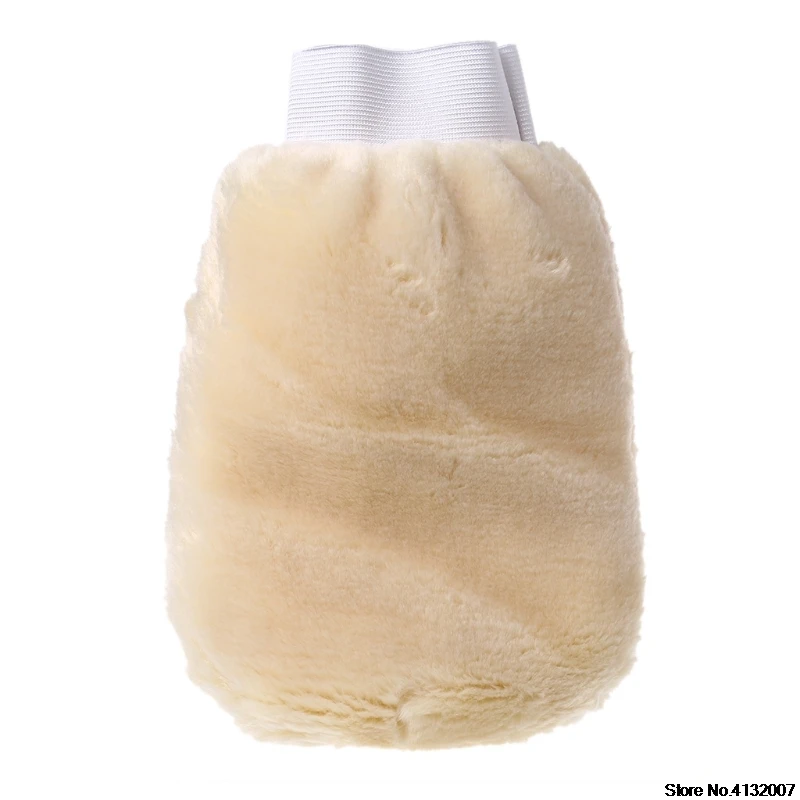 

Wash Glove High Quality Synthetic Lambswool Polish Wash Mitt Soft Sheepskin Car Clean Glove 828 Promotion