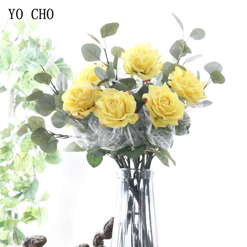 rose artificial flower white peony real touch (42)