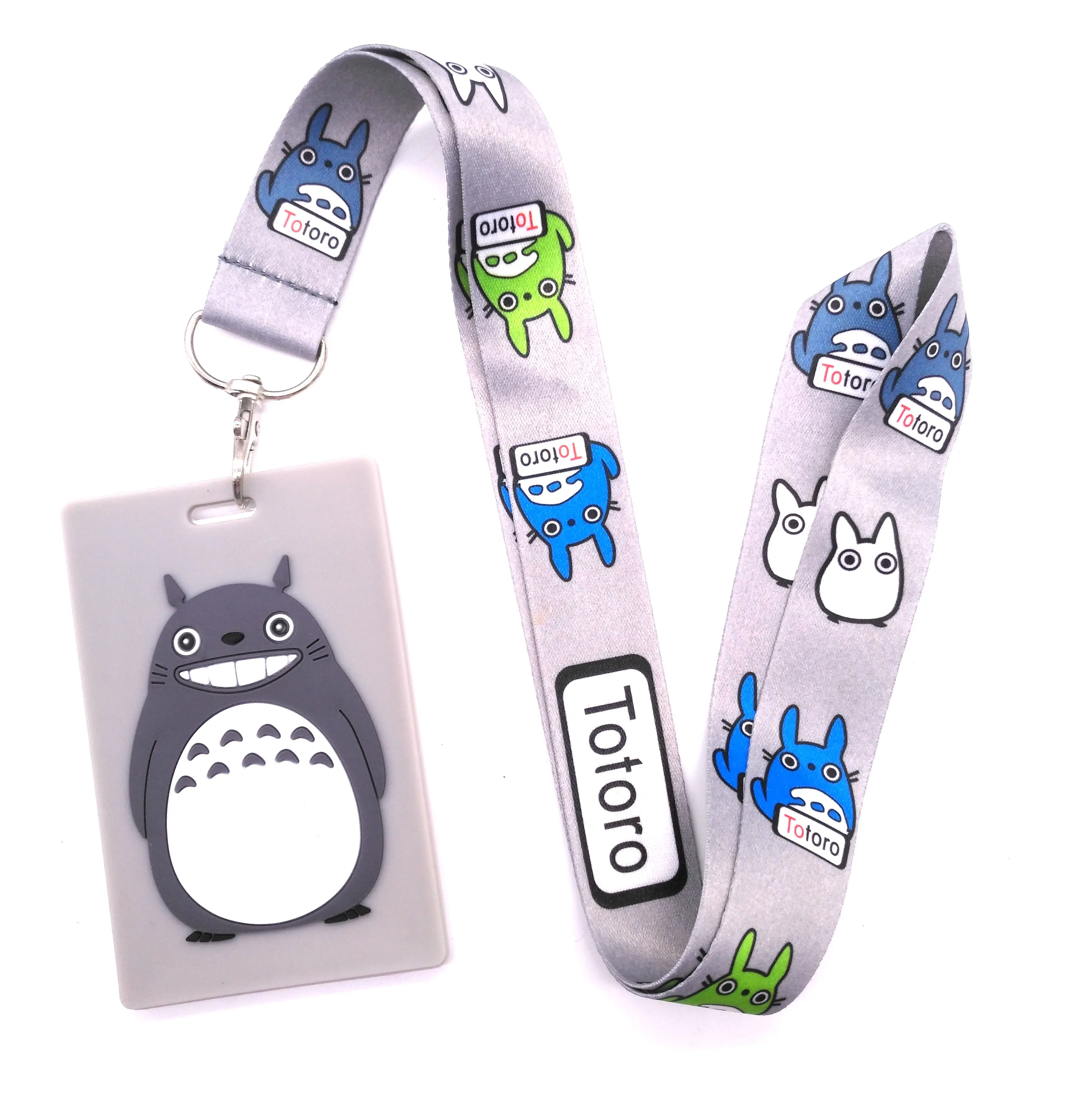  New 1 pcs My Neighbor Totoro Neck Strap Neck Strap Lanyards Card Holders Bank Neck Strap Card Bus I