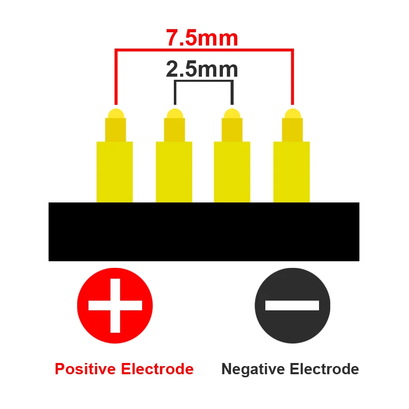  4-pin 7.5mm clip type charging cable support Smart Watch Smart Wristbands charging Line USB interfa - 32976631557