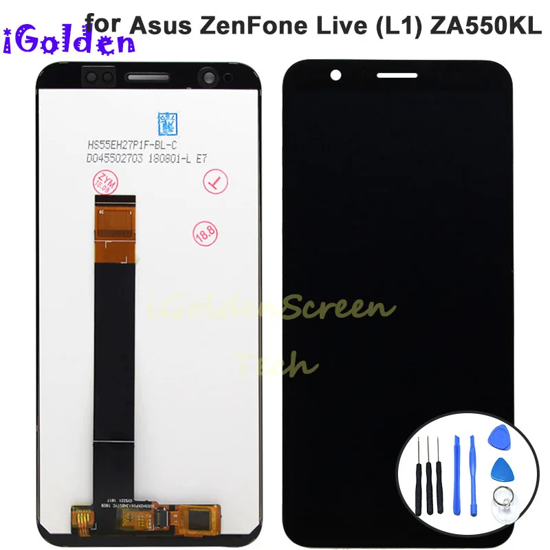 

5.5 inch For asus ZA550KL lcd Full LCD Display+Touch Screen Digitizer Assembly For Asus ZenFone Live L1 ZA550KL X00RD lcd