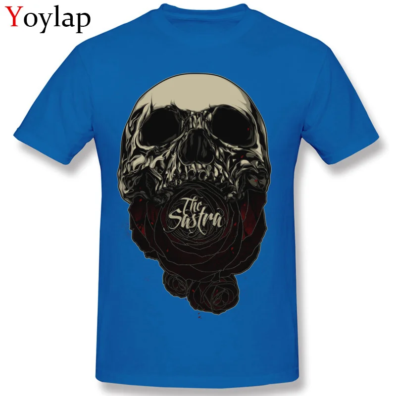 Graphic Printed Summer Autumn Family Short Sleeve T Shirts Cotton Fabric Round Collar Mens Tops T Shirt Normal Tee Shirt blue