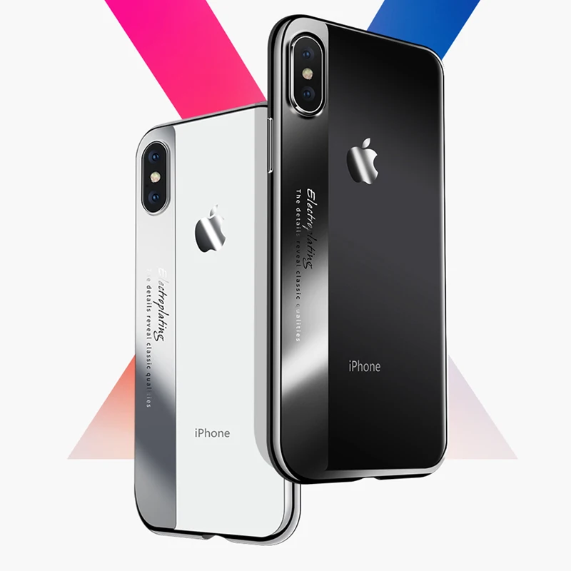 Роскошный lovecom Модный чехол для iPhone 11 Pro Max XR XS Max X 6 6S 7 8 Plus Мягкий ТПУ гальванический прозрачный чехол с буквами