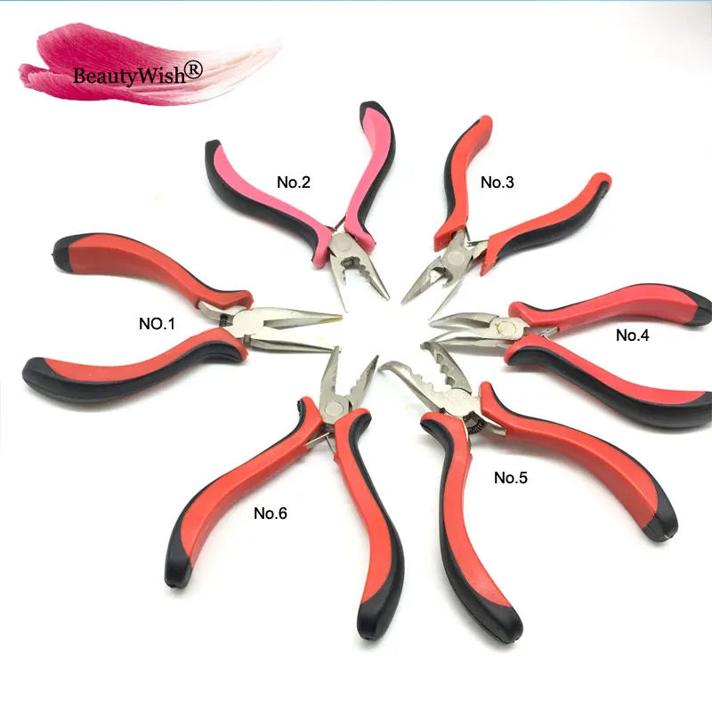 

Multi Hair Plier Professional Tool for Pre-bond Hair Extensions 1Pc per lot Micro Ring Hair Extension Pliers & Pulling Hook Tool